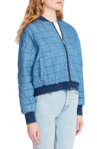 Image of sale on Denim Daddy Quilted Bomber Jacket