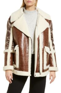 Image of sale on Raelynn Mixed Media Faux Fur Jacket