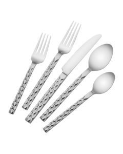 Image of sale on 20-Piece Forged Diamond Flatware Set
