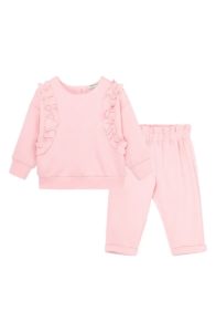 Image of sale on Ruffle Long Sleeve Top & Pants Set