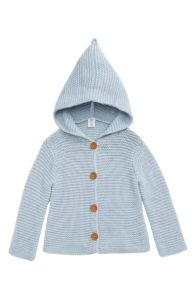 Image of sale on Baby Organic Cotton Hooded Cardigan