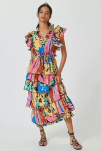 Image of sale on Love The Label Mix-Print Midi Dress