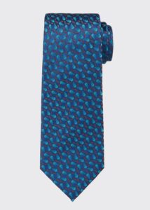 Image of sale on Men’s Sanded Medallion Silk Tie