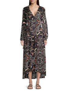Image of sale on Printed Wrap Dress