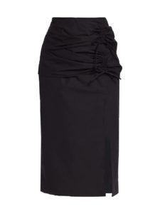 Image of sale on Kit Ruched Midi Skirt