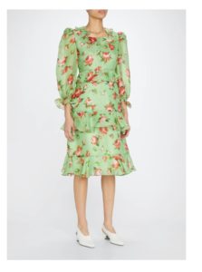 Image of sale on Serena Floral Organza Midi Dress