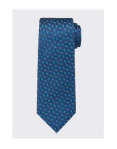 Image of sale on Men’s Sanded Medallion Silk Tie
