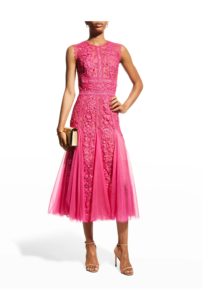 Image of sale on Megan Lace Midi Dress size s