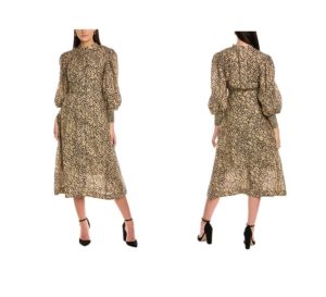 Image of sale on Distance Linen-Blend Shirtdress