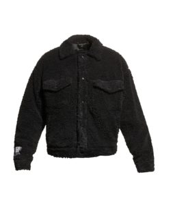 Image of sale on Borg Plush Bomber Jacket