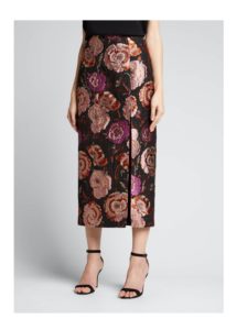Image of sale on Floral Brocade Pencil Skirt size 0, 2