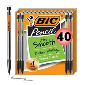 Image of sale on Smooth Mechanical Pencils With Erasers, 40-Count Pack