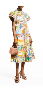 Image of sale on Cordelia Multicolor Embroidered Midi Dress