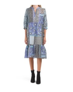 Image of sale on Marrakesh Patchwork Drawstring Dress