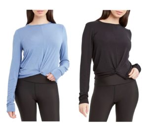 Image of sale on Brynn Twist Front Long Sleeve Top