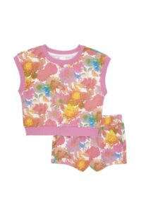 Image of sale on Floral Organic Cotton Two-Piece Set