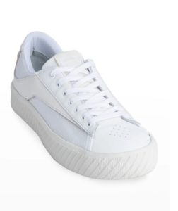 Image of sale on Rodina Leather Low-Top Sneakers