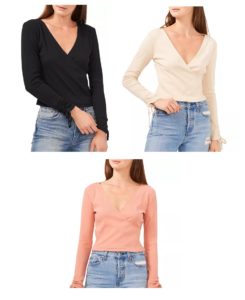 Image of sale on Faux Wrap Top