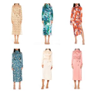 Image of sale on Mock Neck Draped Midi Dress