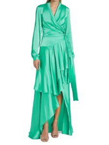 Image of sale on High-Low Wrap Dress