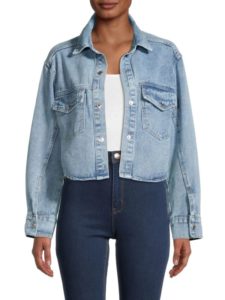 Image of sale on Cropped Denim Jacket