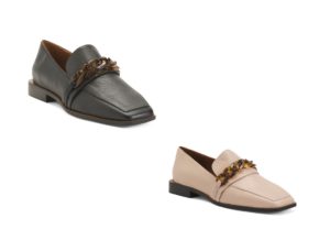 Image of sale on Leather Flats With Chain