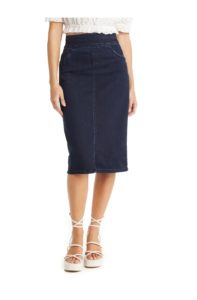 Image of sale on Ab Technology Glider Denim Pencil Skirt