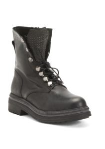 Image of sale on Leather Laced Up Hardware Booties