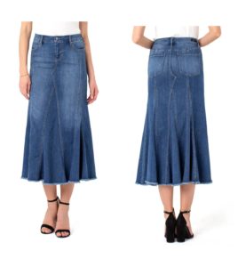 Image of sale on Denim Midi Skirt