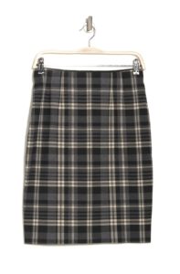 Image of sale on Plaid Pull-On Skirt 23″