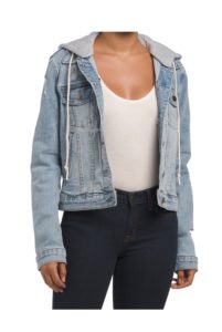 Image of sale on Julia Denim Jacket With Hood
