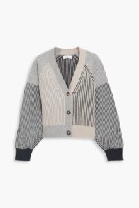 Image of sale on Patchwork-effect printed French cotton-blend terry sweatshirt
