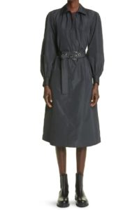 Image of sale on Porter Long Sleeve Belted KindMade Taffeta Midi Dress