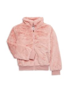 Image of sale on Girl’s Faux Fur Zip Up Jacket