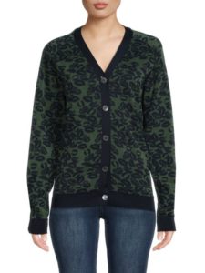 Image of sale on Metallic Pattern Cardigan