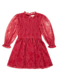 Image of sale on Little Girl’s & Girl’s Smocked Lace Dress