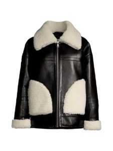 Image of sale on Catalina Faux Leather & Shearling Jacket