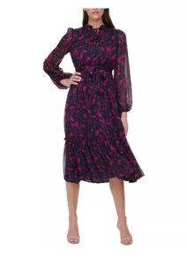 Image of sale on Floral-print Chiffon Dress
