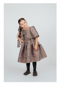 Image of sale on Metallic jacquard dress