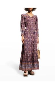 Image of sale on Lana Keyhole Tassel-tie Maxi Dress