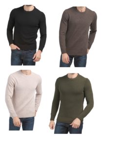 Image of sale on Wool Blend Crew Neck Sweater
