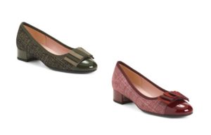 Image of sale on Leather Flats with Bow