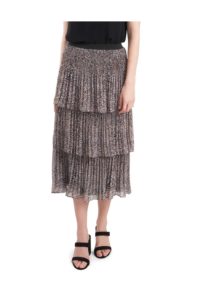 Image of sale on Tiered Pleated Skirt