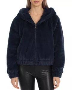 Image of sale on Hooded Faux Fur Jacket