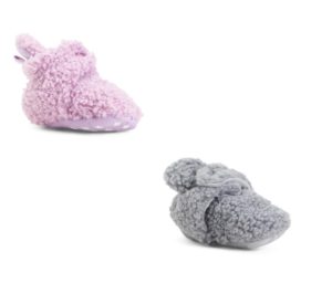 Image of sale on Faux Sherpa Snap Booties (infant)