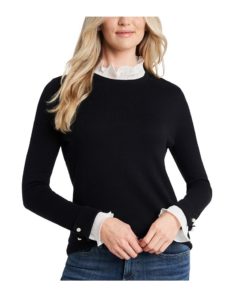 Image of sale on Embellished Contrast Sweater