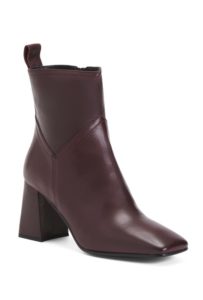 Image of sale on Leather Wrapped Heel Dressy Booties