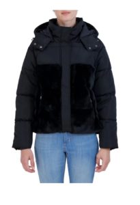 Image of sale on Faux Fur Trimmed Hooded Puffer Jacket