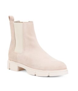 Image of sale on Suede Lug Sole Booties