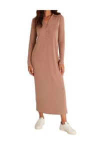 Image of sale on Willow Henley Rib Dress